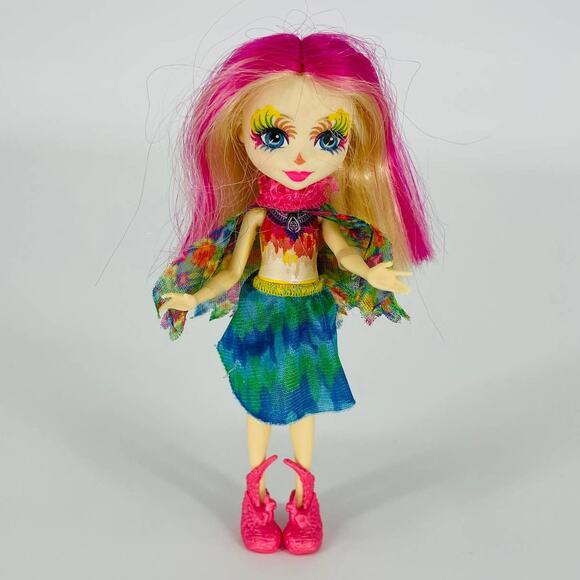 Mattel Enchantimals Peeki Parrot Doll Cut Hair Missing Parrot and Crown - GUC - Picture 3 of 15